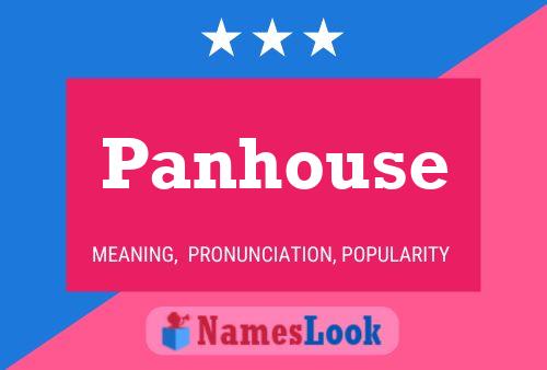 ملصق اسم Panhouse