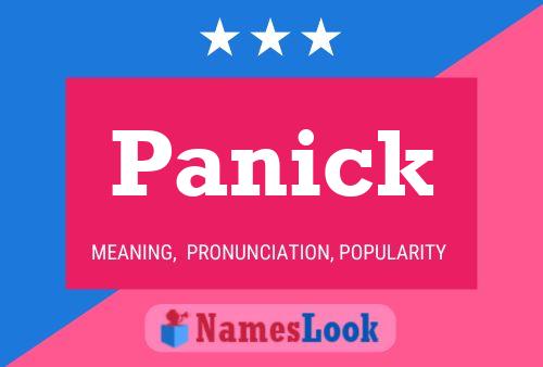 ملصق اسم Panick