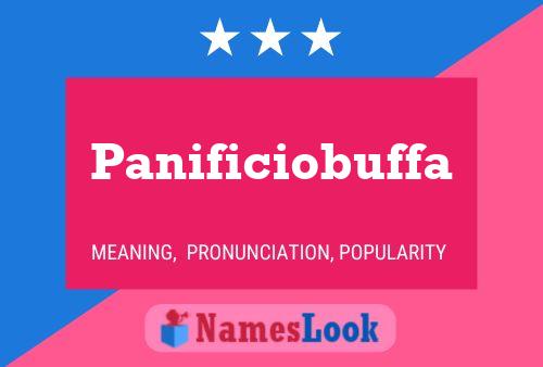 ملصق اسم Panificiobuffa