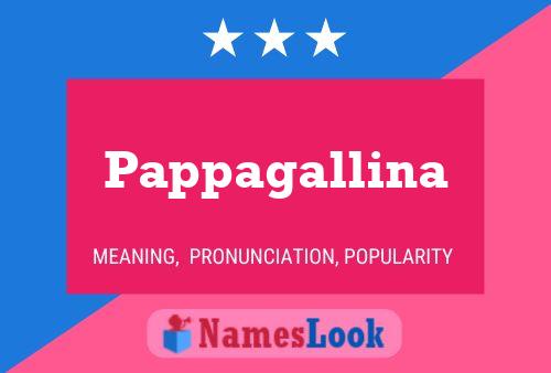 ملصق اسم Pappagallina