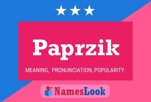 ملصق اسم Paprzik