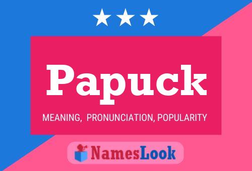 ملصق اسم Papuck