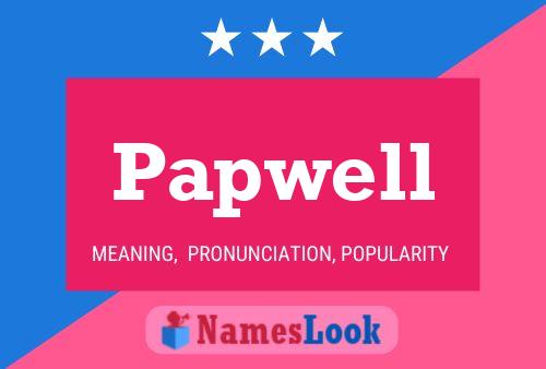 ملصق اسم Papwell