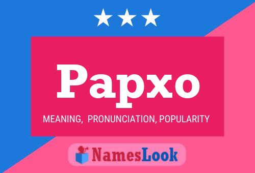 ملصق اسم Papxo