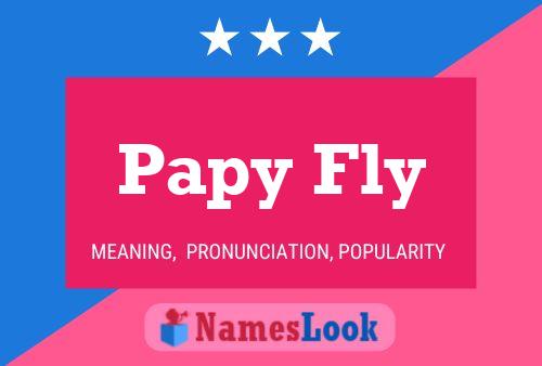 ملصق اسم Papy Fly