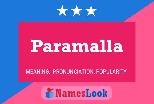 ملصق اسم Paramalla