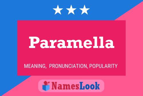 ملصق اسم Paramella