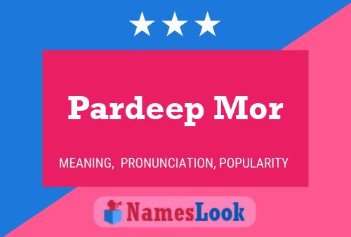 ملصق اسم Pardeep Mor