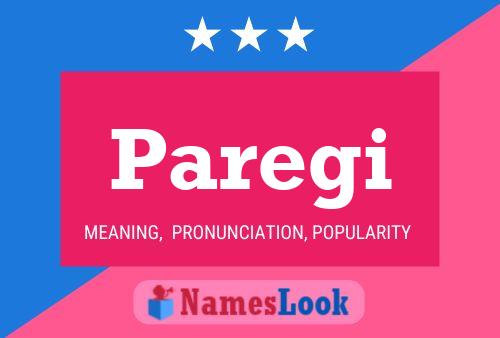 ملصق اسم Paregi