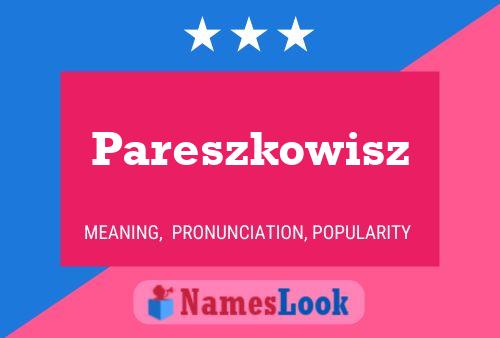 ملصق اسم Pareszkowisz