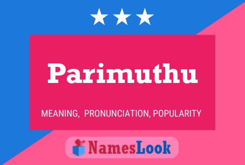 ملصق اسم Parimuthu