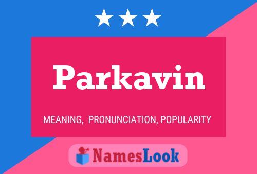 ملصق اسم Parkavin