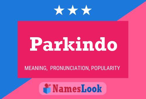 ملصق اسم Parkindo