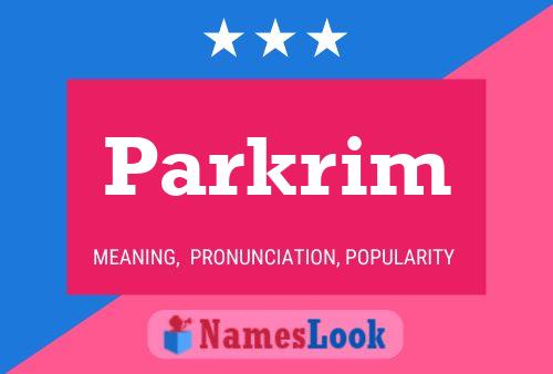 ملصق اسم Parkrim