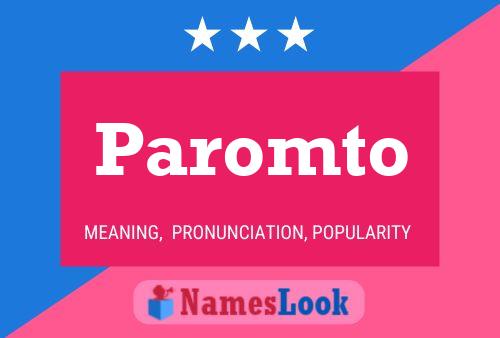 ملصق اسم Paromto