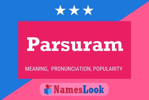 ملصق اسم Parsuram