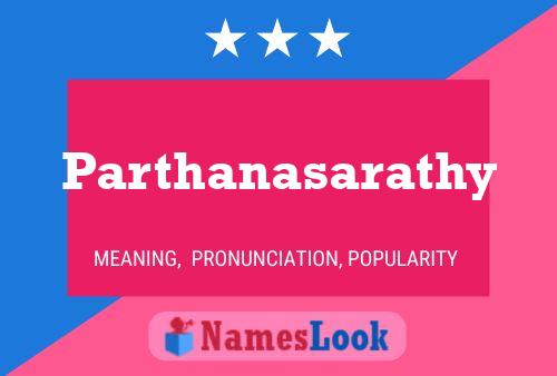 ملصق اسم Parthanasarathy