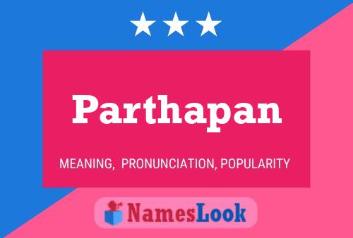 ملصق اسم Parthapan