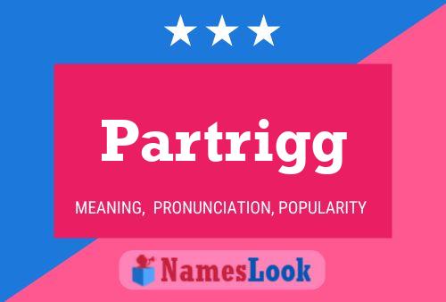 ملصق اسم Partrigg