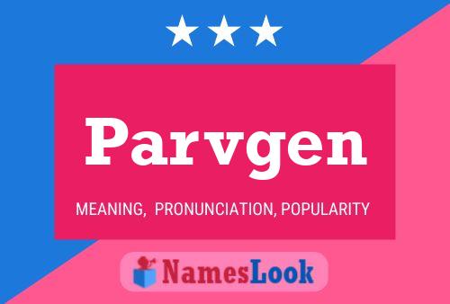 ملصق اسم Parvgen