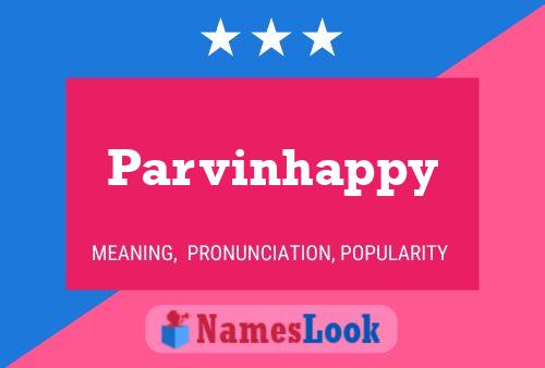 ملصق اسم Parvinhappy