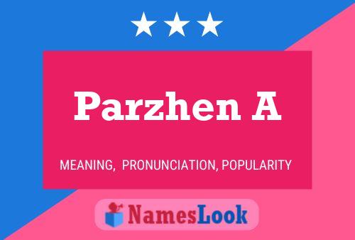 ملصق اسم Parzhen A