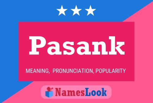 ملصق اسم Pasank