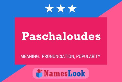 ملصق اسم Paschaloudes