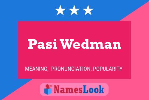 ملصق اسم Pasi Wedman