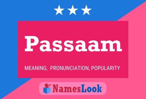 ملصق اسم Passaam