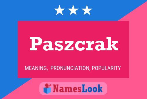 ملصق اسم Paszcrak