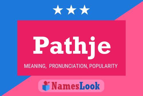 ملصق اسم Pathje