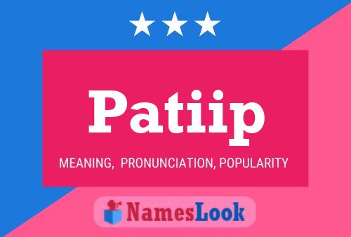 ملصق اسم Patiip