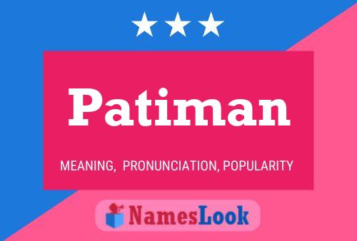 ملصق اسم Patiman