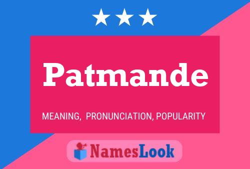 ملصق اسم Patmande