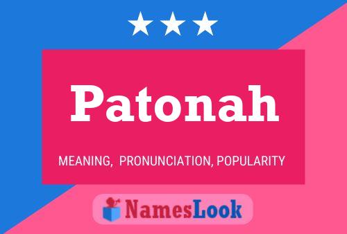 ملصق اسم Patonah