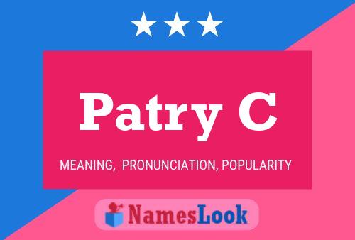 ملصق اسم Patry C