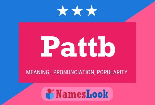 ملصق اسم Pattb