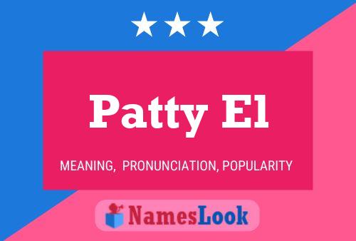 ملصق اسم Patty El