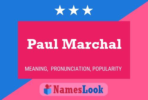 ملصق اسم Paul Marchal