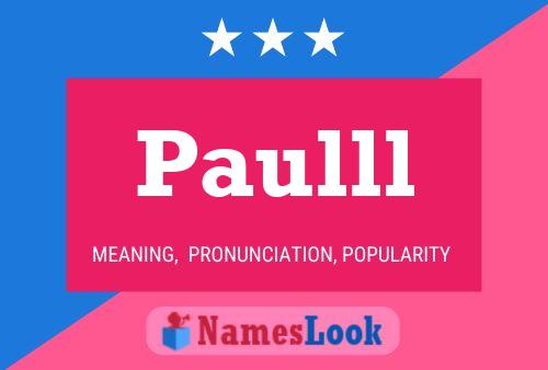 ملصق اسم Paulll