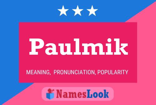 ملصق اسم Paulmik