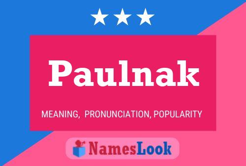 ملصق اسم Paulnak