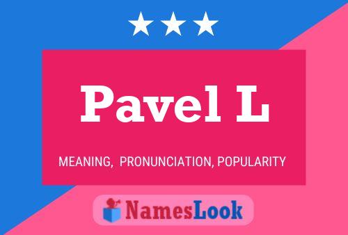 ملصق اسم Pavel L