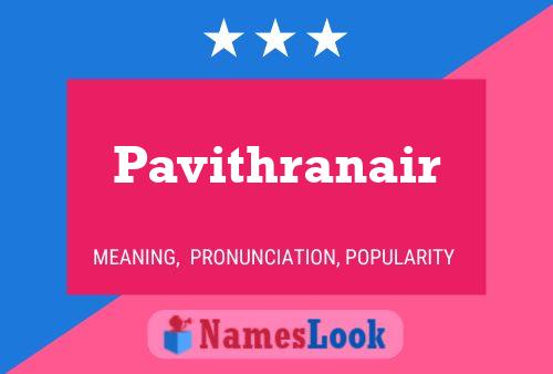 ملصق اسم Pavithranair