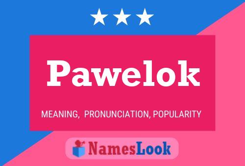 ملصق اسم Pawelok