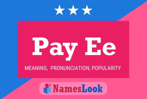 ملصق اسم Pay Ee