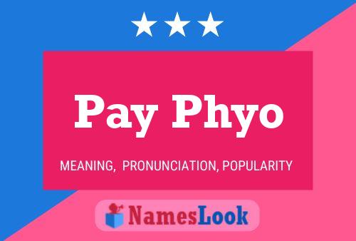 ملصق اسم Pay Phyo