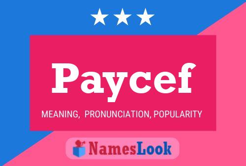 ملصق اسم Paycef