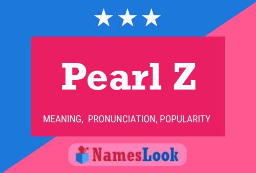 ملصق اسم Pearl Z